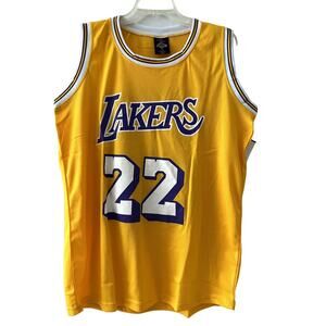 Los Angeles Lakers SGA Links Elgin Baylor #22 NBA Unused Jersey Sz XL